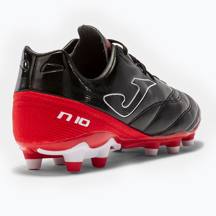 Ανδρικά ποδοσφαιρικά παπούτσια Joma Numero-10 FG μαύρο/κόκκινο 14
