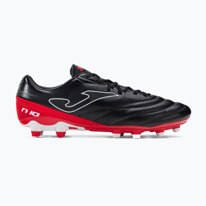 Ανδρικά ποδοσφαιρικά παπούτσια Joma Numero-10 FG μαύρο/κόκκινο 2