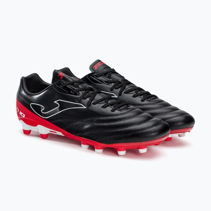 Ανδρικά ποδοσφαιρικά παπούτσια Joma Numero-10 FG μαύρο/κόκκινο 4