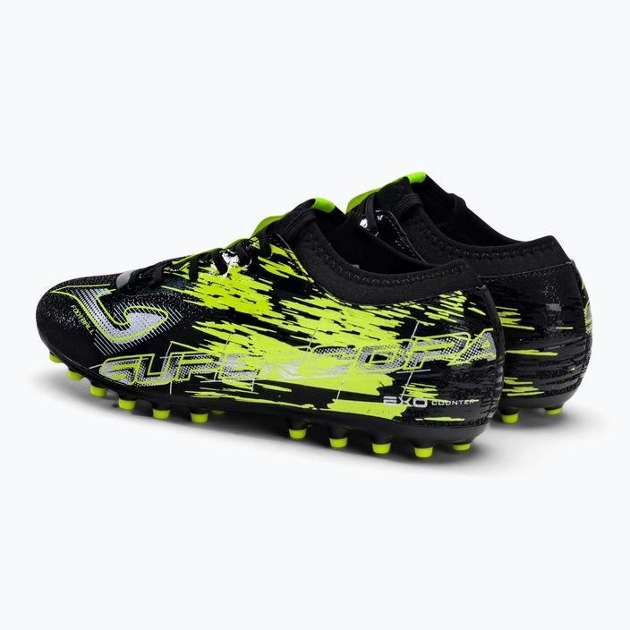 Joma Super Copa AG ανδρικά ποδοσφαιρικά παπούτσια μαύρο 3