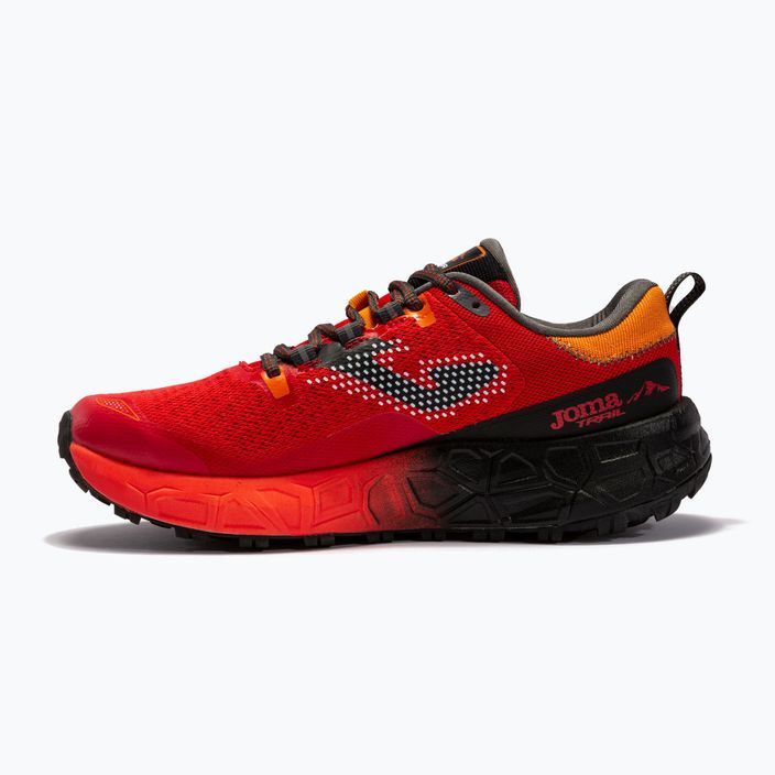 Joma Tk.Sima ανδρικά παπούτσια για τρέξιμο κόκκινο-πορτοκαλί TKSIMW2206 12