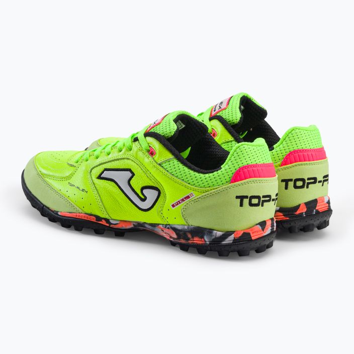 Ανδρικά ποδοσφαιρικά παπούτσια Joma Top Flex TF πράσινο fluor 3