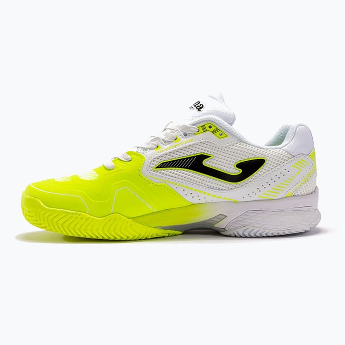 Joma T.Set ανδρικά παπούτσια τένις λευκό και κίτρινο TSETW2209P 12
