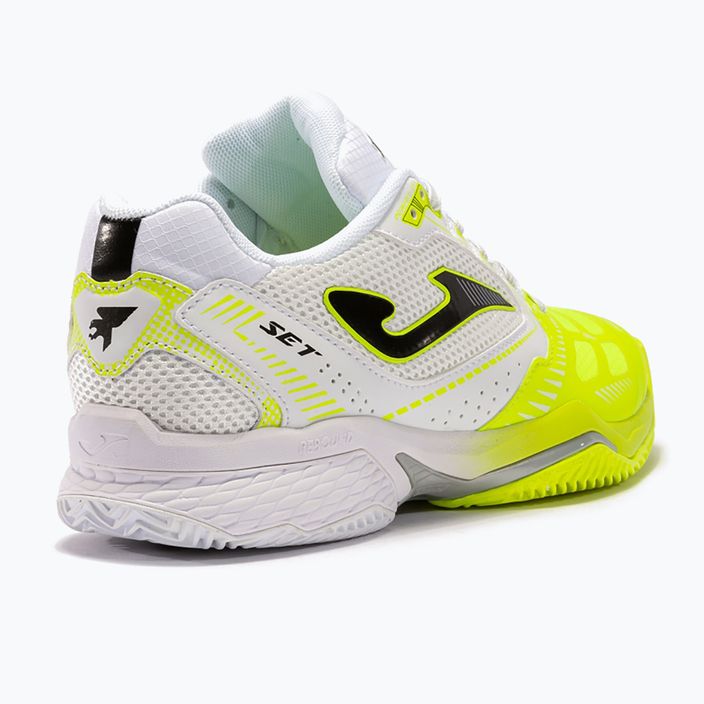 Joma T.Set ανδρικά παπούτσια τένις λευκό και κίτρινο TSETW2209P 13