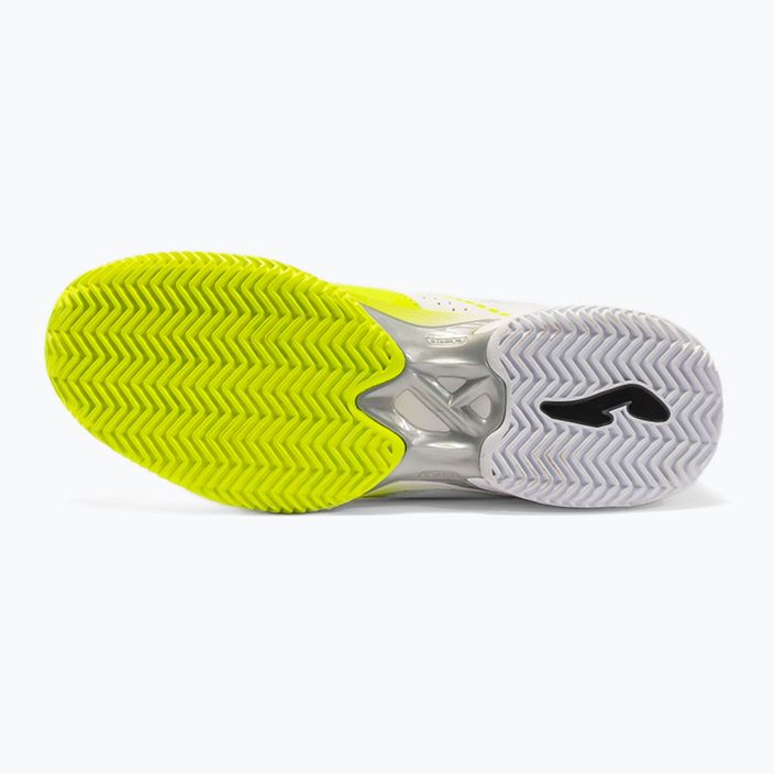 Joma T.Set ανδρικά παπούτσια τένις λευκό και κίτρινο TSETW2209P 14