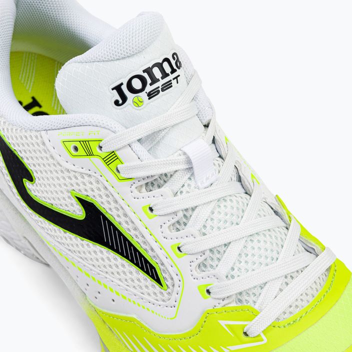 Joma T.Set ανδρικά παπούτσια τένις λευκό και κίτρινο TSETW2209P 8
