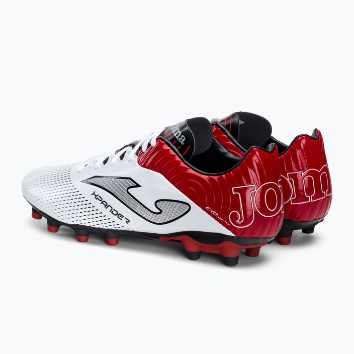 Ανδρικά ποδοσφαιρικά παπούτσια Joma Xpander FG λευκό 3