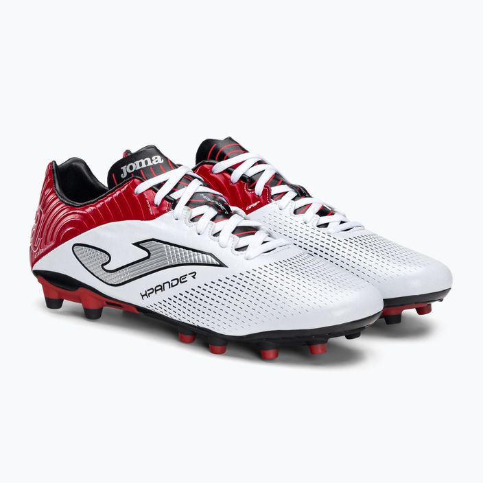 Ανδρικά ποδοσφαιρικά παπούτσια Joma Xpander FG λευκό 4