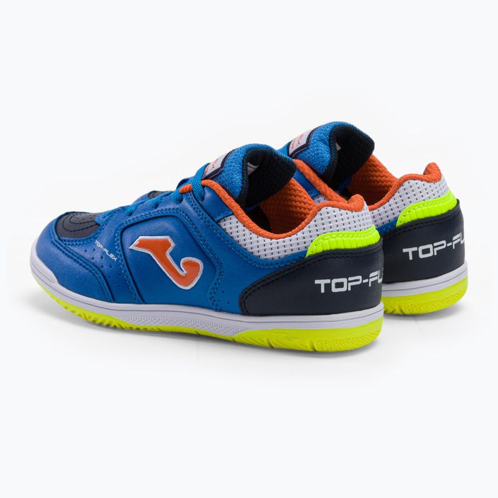Joma Top Flex IN royal παιδικά ποδοσφαιρικά παπούτσια για παιδιά 3