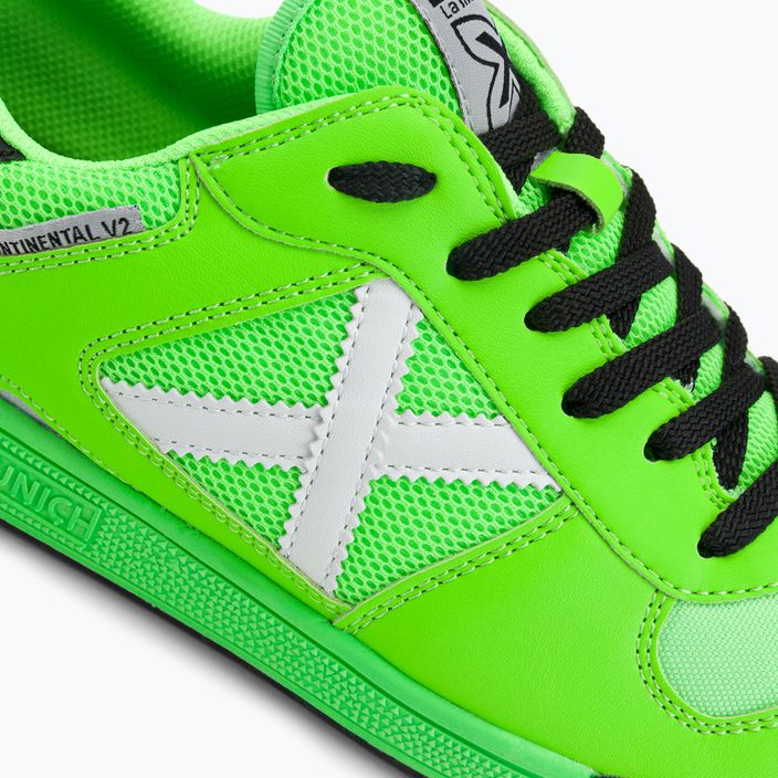 MUNICH Continental V2 ανδρικά ποδοσφαιρικά παπούτσια πράσινα 8