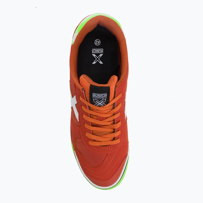 MUNICH Gresca ανδρικά ποδοσφαιρικά παπούτσια πορτοκαλί 6