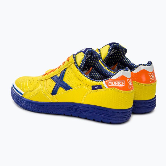 Παιδικά ποδοσφαιρικά παπούτσια MUNICH G-3 Kid Profit κίτρινο 3