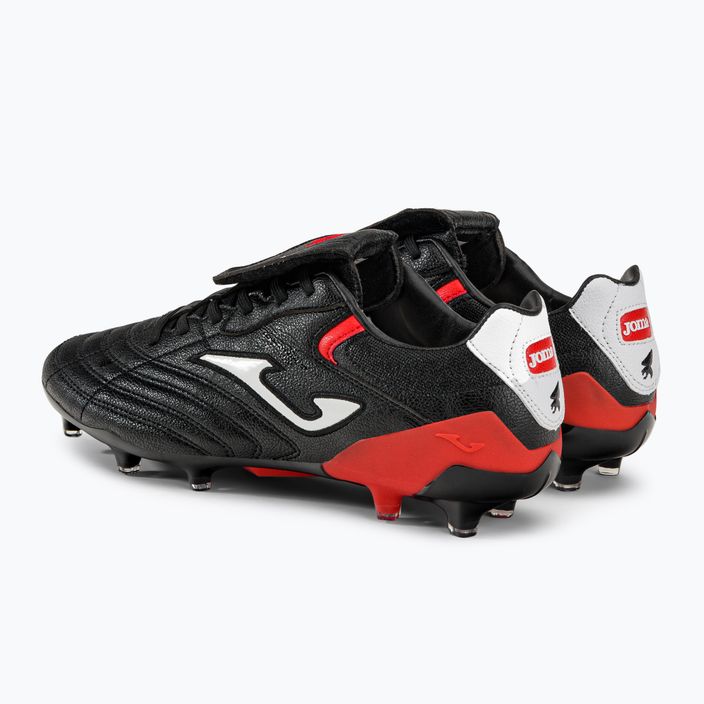 Ανδρικά ποδοσφαιρικά παπούτσια Joma Aguila Cup FG μαύρο/κόκκινο 3
