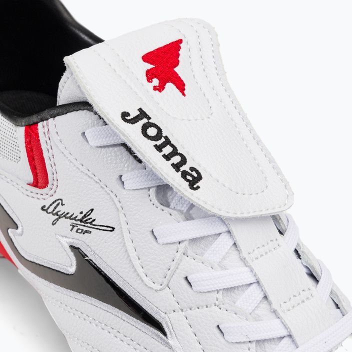 Joma Aguila Cup FG ανδρικά ποδοσφαιρικά παπούτσια λευκό/κόκκινο 8