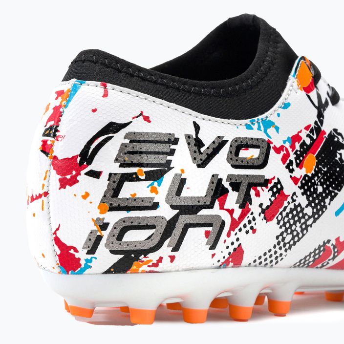 Joma Evolution AG ανδρικά ποδοσφαιρικά παπούτσια λευκό/μαύρο/πορτοκαλί 8