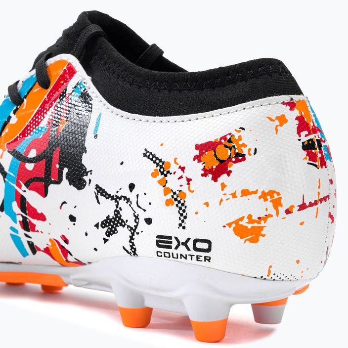 Joma Evolution FG ανδρικά ποδοσφαιρικά παπούτσια λευκό/μαύρο/πορτοκαλί 10