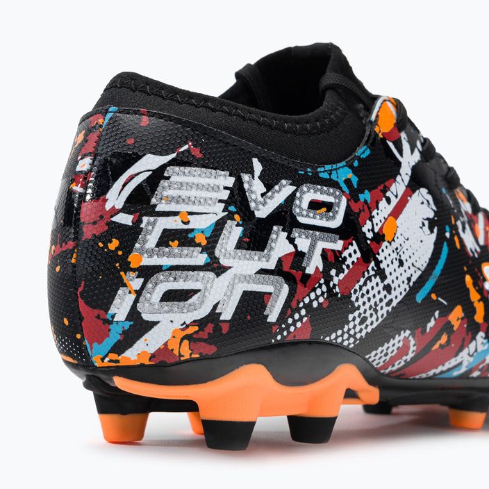 Joma Evolution FG ανδρικά ποδοσφαιρικά παπούτσια μαύρο/λευκό/κόκκινο 8