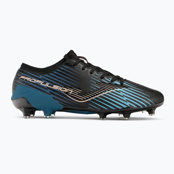 Joma Propulsion Cup FG ανδρικά ποδοσφαιρικά παπούτσια μαύρο/μπλε 2