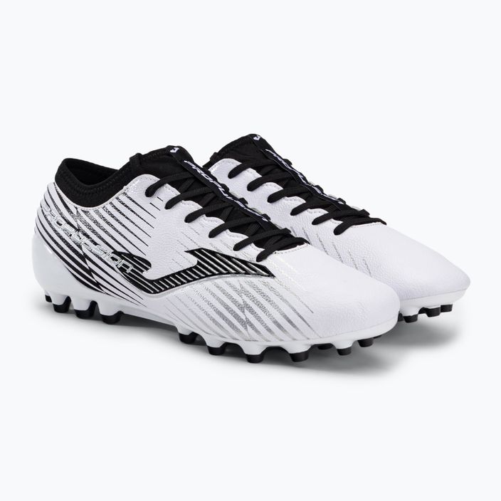 Joma Propulsion Cup AG ανδρικά ποδοσφαιρικά παπούτσια λευκό/μαύρο 4