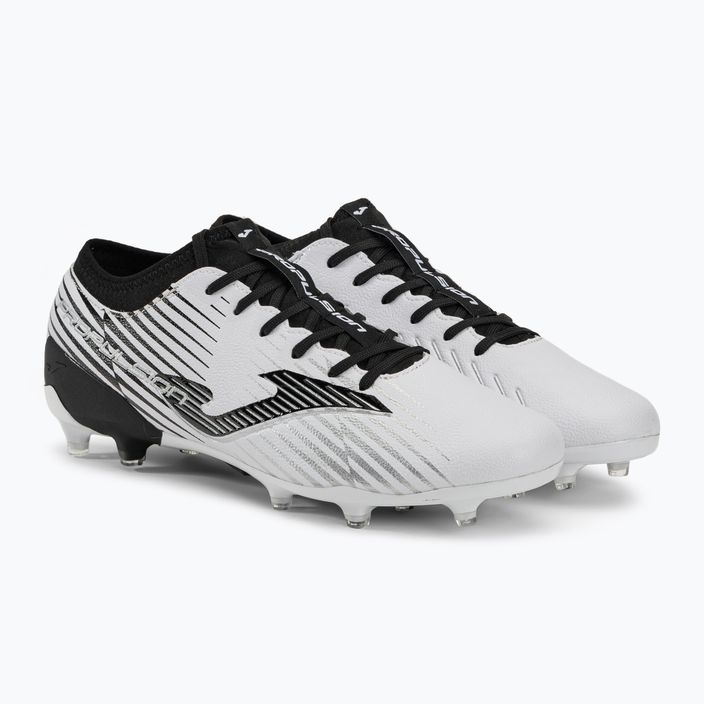Joma Propulsion Cup FG ανδρικά ποδοσφαιρικά παπούτσια λευκό/μαύρο 4