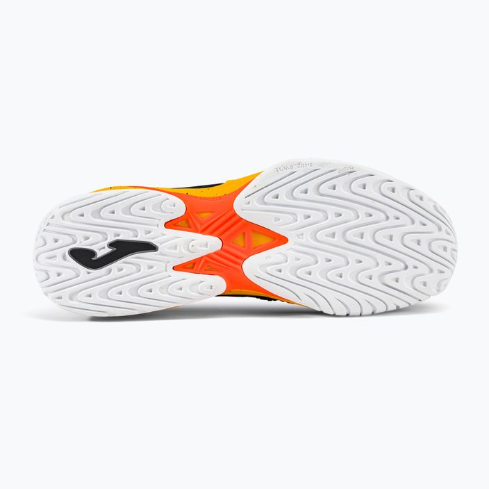Joma T.Ace 2301 ανδρικά παπούτσια τένις μαύρο και πορτοκαλί TACES2301T 5