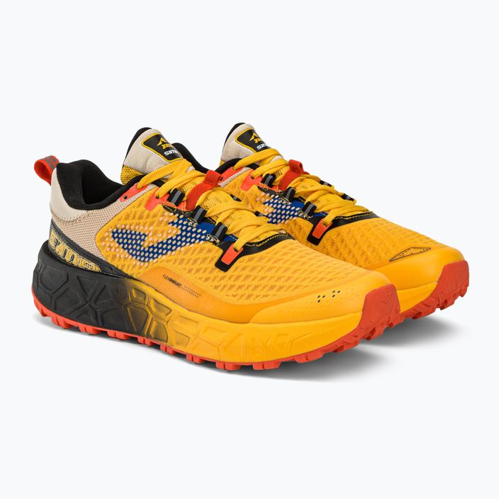 Joma Tk.Sima 2328 ανδρικά παπούτσια για τρέξιμο κίτρινο και μαύρο TKSIMS2328 4