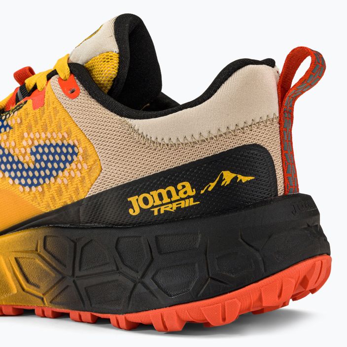 Joma Tk.Sima 2328 ανδρικά παπούτσια για τρέξιμο κίτρινο και μαύρο TKSIMS2328 10