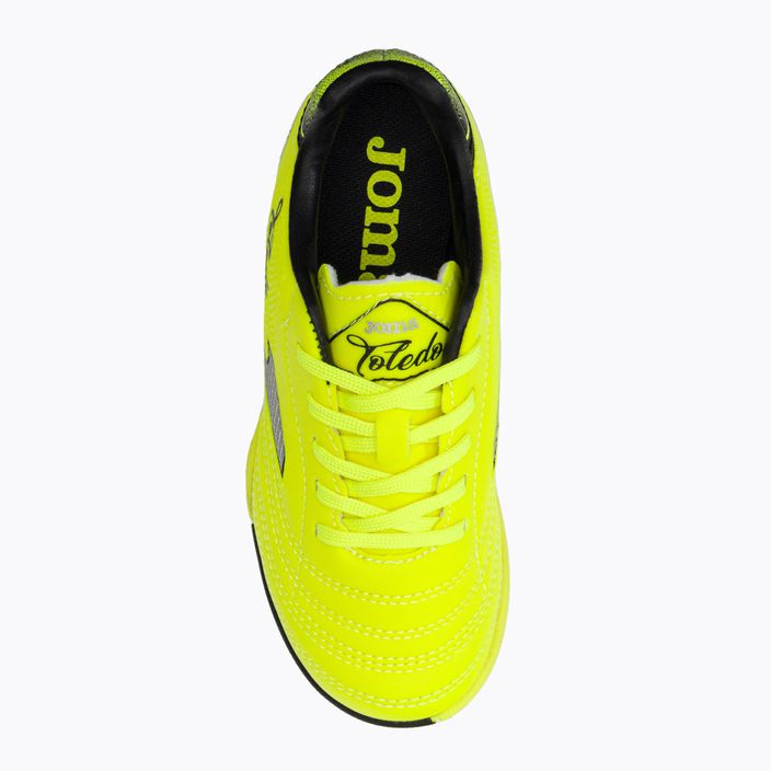Joma Toledo TF παιδικά ποδοσφαιρικά παπούτσια λεμόνι φλούο/μαύρο 6