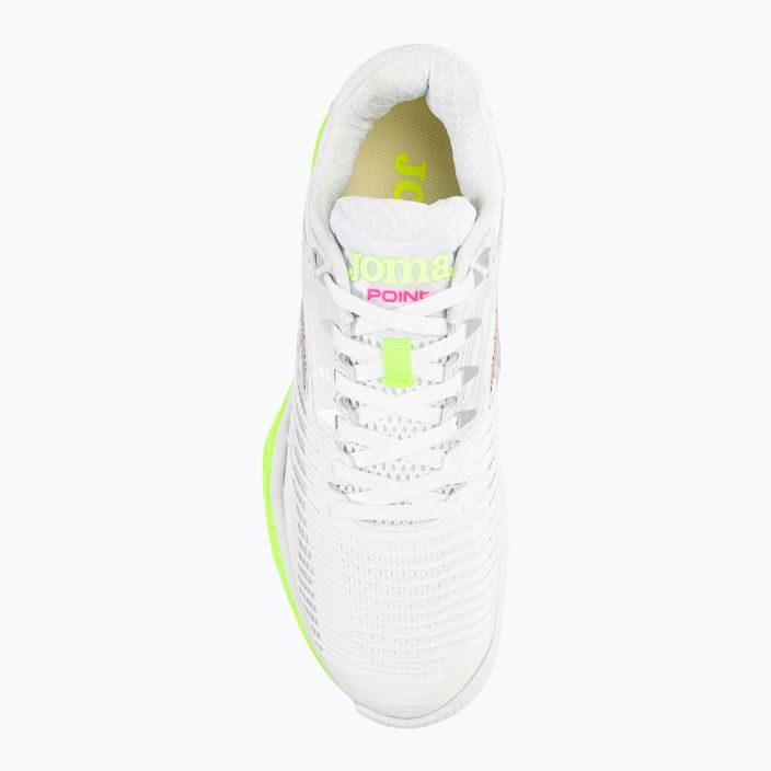 Joma T.Point γυναικεία παπούτσια τένις λευκό και πράσινο TPOILS2302T 6
