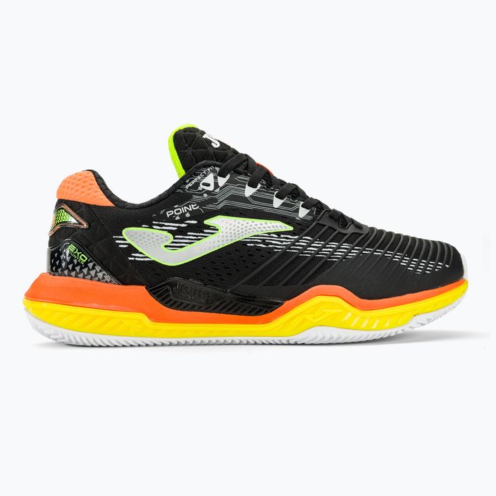 Ανδρικά παπούτσια τένις Joma Point P μαύρο/πορτοκαλί 2