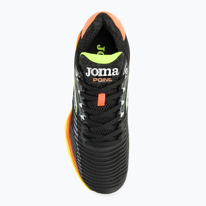 Ανδρικά παπούτσια τένις Joma Point P μαύρο/πορτοκαλί 6