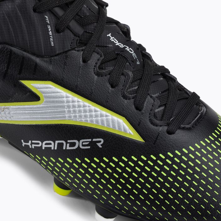 Joma ανδρικά ποδοσφαιρικά παπούτσια Xpander FG μαύρο/λεμονί φθορίου 7