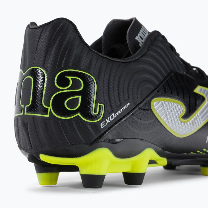 Joma ανδρικά ποδοσφαιρικά παπούτσια Xpander FG μαύρο/λεμονί φθορίου 9