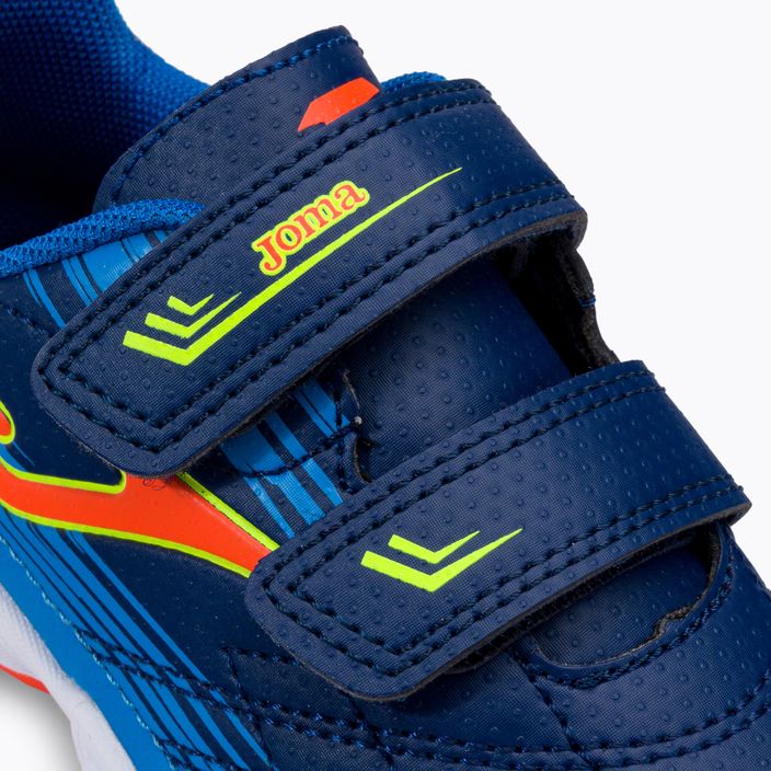 Joma Xpander IN navy/orange fluor παιδικά ποδοσφαιρικά παπούτσια ποδοσφαίρου 9