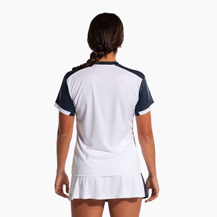 Μπλούζα τένις Joma Montreal λευκό/μαύρο 2