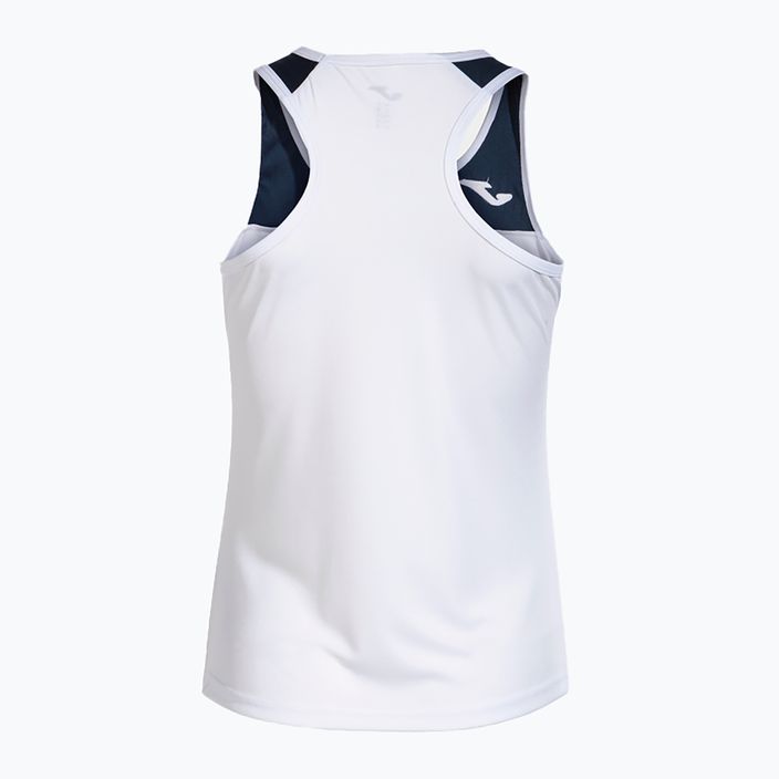 Γυναικείο μπλουζάκι τένις Joma Montreal Tank Top λευκό/μαύρο 2