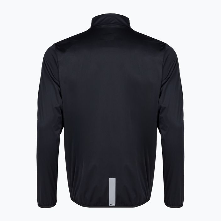 Ανδρικό μπουφάν Joma R-City Raincoat running jacket μαύρο 103169.100 2