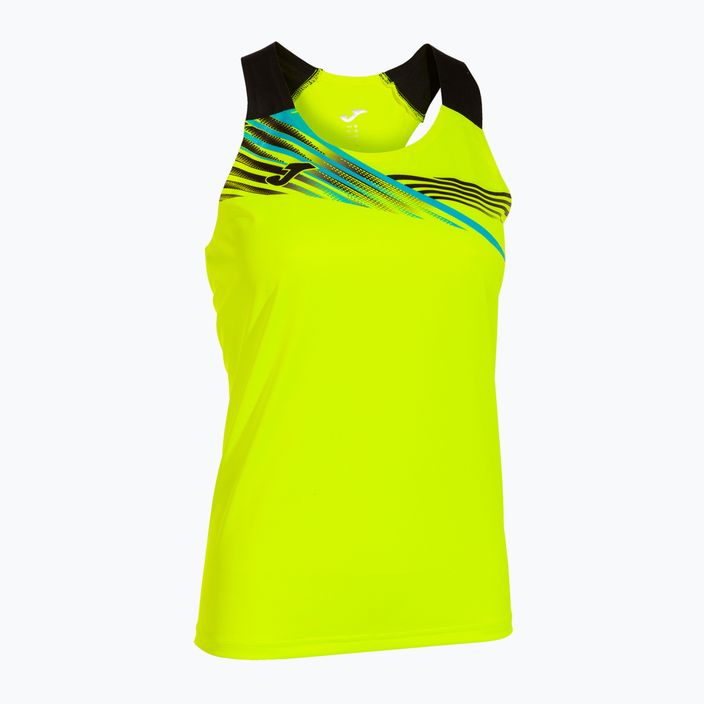 Γυναικείο αθλητικό μπλουζάκι Joma Elite X fluor κίτρινο/μαύρο
