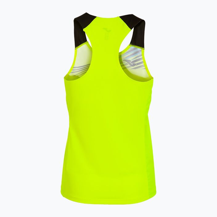 Γυναικείο αθλητικό μπλουζάκι Joma Elite X fluor κίτρινο/μαύρο 2