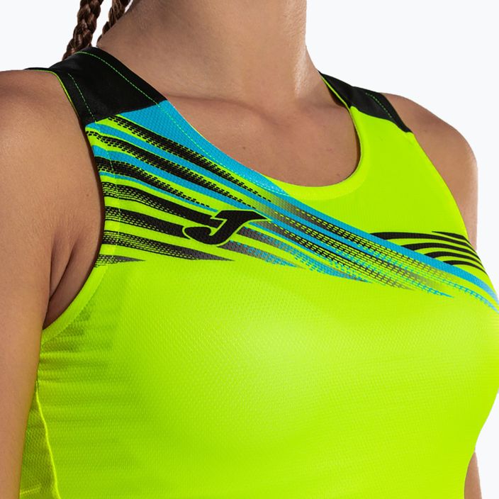 Γυναικεία αθλητική μπλούζα Joma Elite X fluor κίτρινο/μαύρο 4