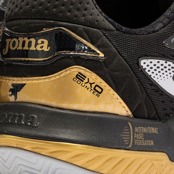 Joma T.Point ανδρικά παπούτσια τένις μαύρο και χρυσό TPOINS2371P 17