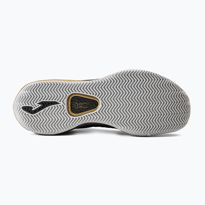 Joma T.Point ανδρικά παπούτσια τένις μαύρο και χρυσό TPOINS2371P 5