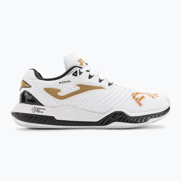 Ανδρικά παπούτσια τένις Joma Point λευκό/χρυσό 2