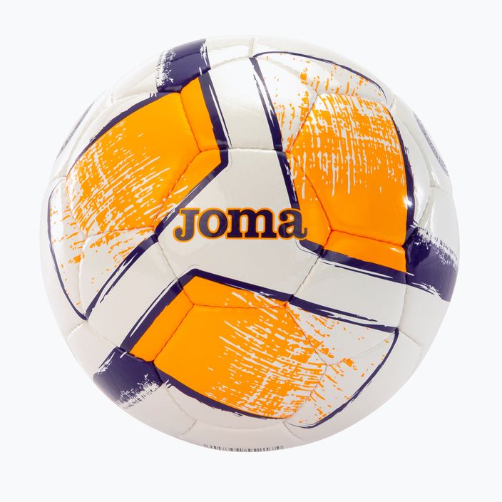 Joma Dali II ποδοσφαίρου λευκό/φθοριοπορτοκαλί/μοβ μέγεθος 5