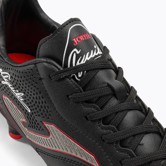 Ανδρικά ποδοσφαιρικά παπούτσια Joma Aguila FG μαύρο/κόκκινο 8