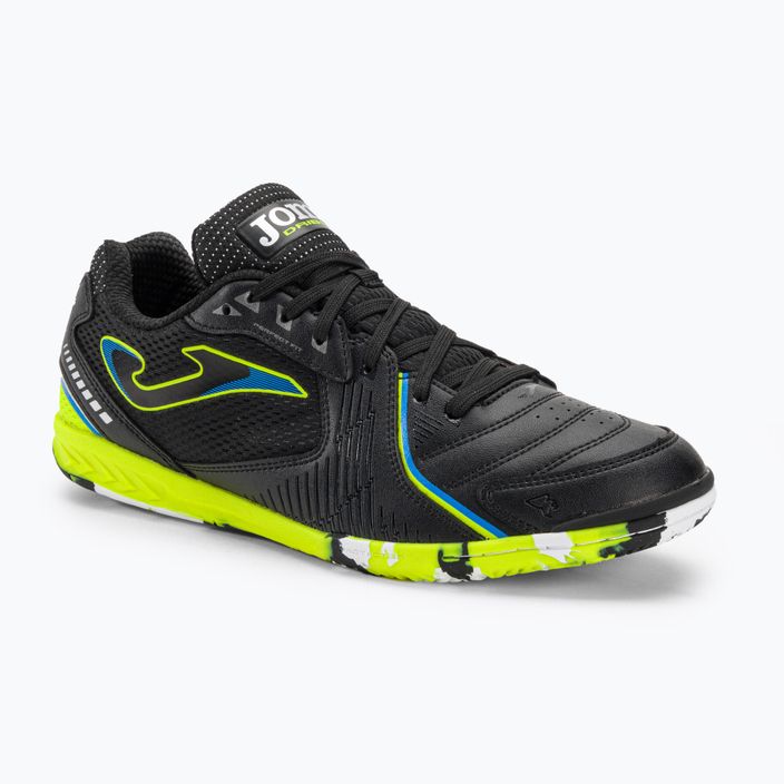 Ανδρικά ποδοσφαιρικά παπούτσια Joma Dribling IN black/lemon fluor