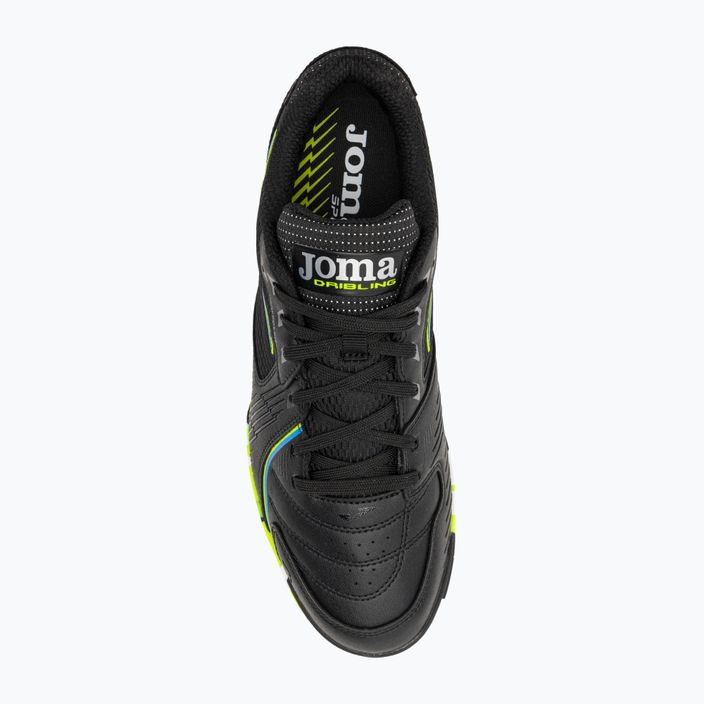 Ανδρικά ποδοσφαιρικά παπούτσια Joma Dribling IN black/lemon fluor 7