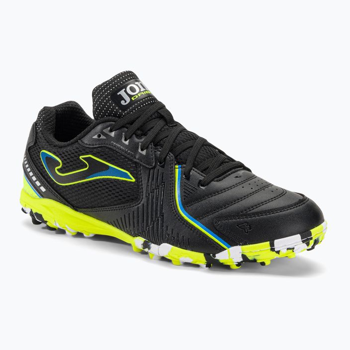 Ανδρικά ποδοσφαιρικά παπούτσια Joma Dribling TF μαύρο/λεμονί φθορίου