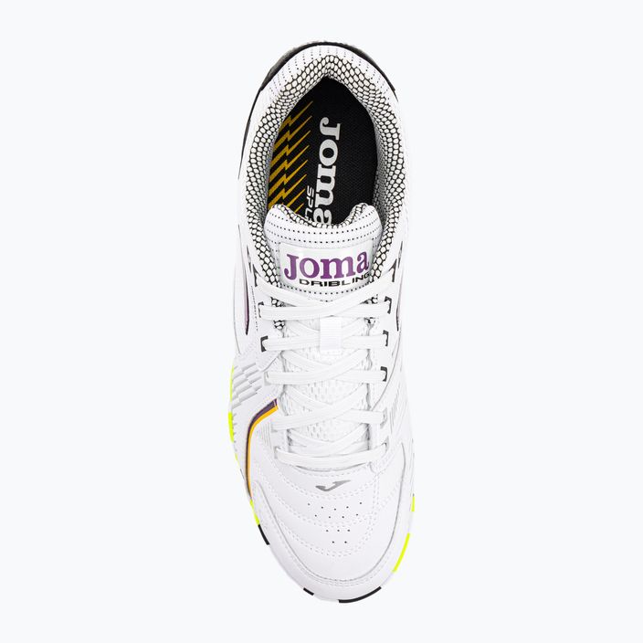 Ανδρικά ποδοσφαιρικά παπούτσια Joma Dribling TF άσπρο/μαύρο 7