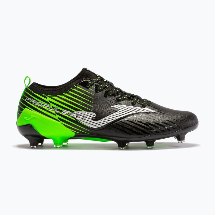 Joma Propulsion Cup FG μαύρο/πράσινο φθοριούχο ανδρικά ποδοσφαιρικά παπούτσια 11